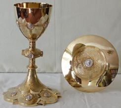 French Antique Gothic Chalice